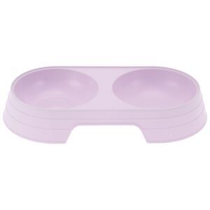 Portable Dog Bowl for Indoor and Outdoor Camping Purple